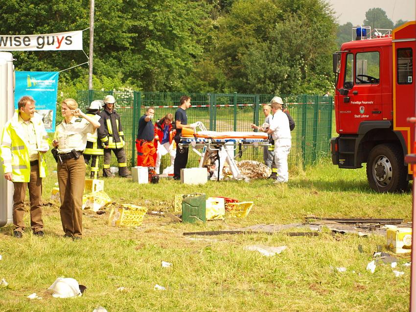 Schwerer Unfall mit Reisebus Lohmar Donrather Dreieck P084.JPG